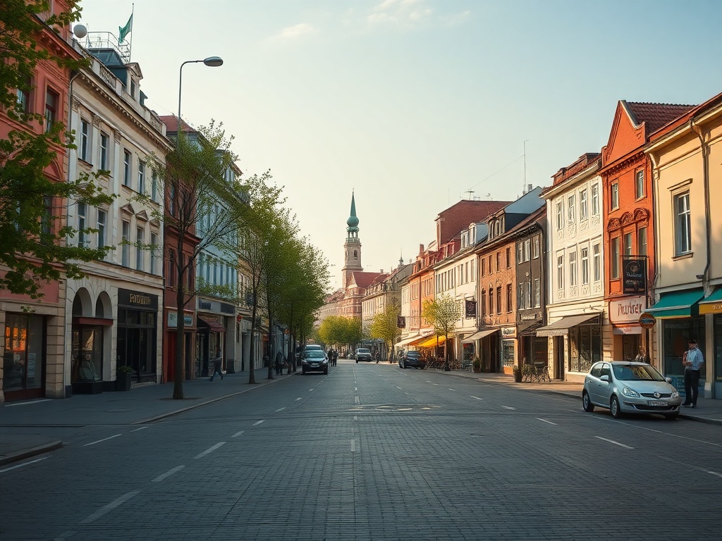 Mapa z zaznaczonymi punktami usługowymi w Krasnymstawie, ilustrująca infrastrukturę miasta